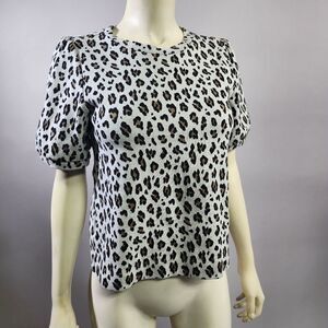 Loft small leopard top